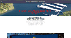 Desktop Screenshot of muttoncreekmarina.com